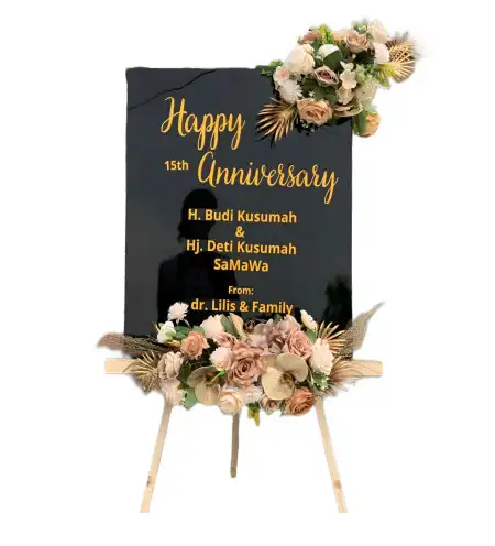 Papan Bunga Akrilik Klampok